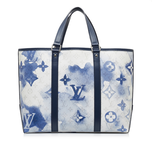 LOUIS VUITTON Monogram Watercolor Weekend Tote PM Satchel - Picture 3 of 11